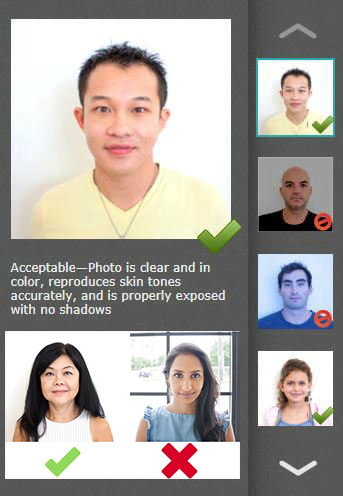 الصورة المقبولة في قرعة امريكا