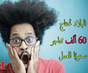 بعد قرارات دائرة الهجرة السويدية الجديدة 2023 أعلن رئيس مكتب العمل السويدي في بيان أن البلاد تحتاج إلى 60 ألف مهاجر سنويًا للعمل