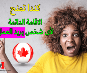 التسجيل في الاستمارة من خلال رابط الموقع الرسمي للهجرة الى كندا