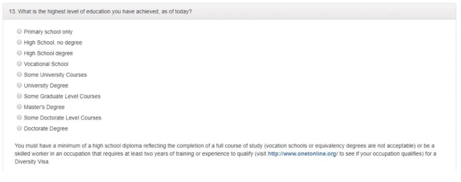 رابط التسجيل في dvprogram.state.gov