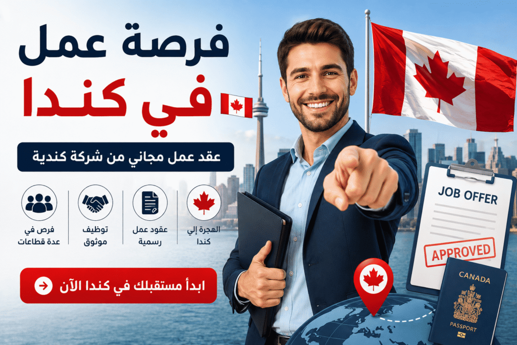 وكالة توظيف كندية تساعدك في الحصول على عقد عمل والهجرة إلى كندا