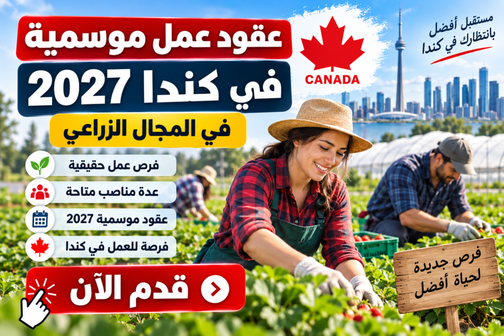 عقود عمل موسمية في كندا 2027 – فرص جديدة للراغبين في العمل